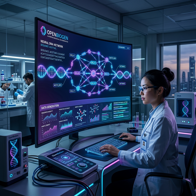 OpenBioGen-AI Live Runtime Preview Poster